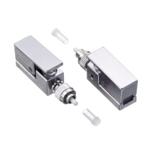 FC/UPC Metal Bare Fiber Adapter Rectangle Type