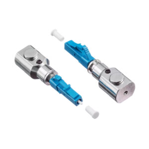 LC/UPC Metal Bare Fiber Adapter Round Type
