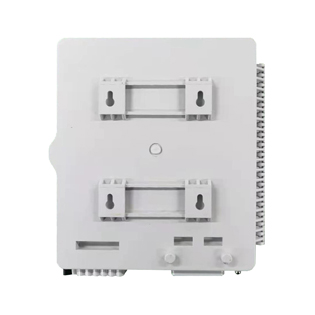 MAY-ODB-1202 12 Fibers Optical Distribution Box's back side for wall mounting and pole mounting