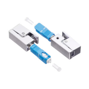 SC/UPC Metal Bare Fiber Adapter Rectangle Type