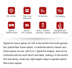 Signal Fire AI-10A Optical Fiber Fusion Splicer - Main Features