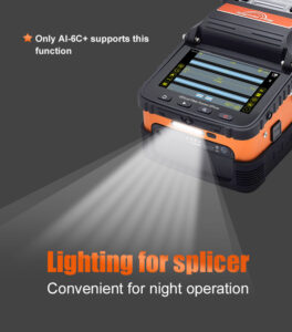Signal Fire AI-6C+ Single Fiber Fusion Splicer - Light