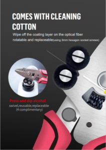 ZSQ-08 8-IN-1 Optical Fiber Stripper - Cleaning Cotton
